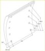 BPW 0980107450 Brake Lining Kit, drum brake